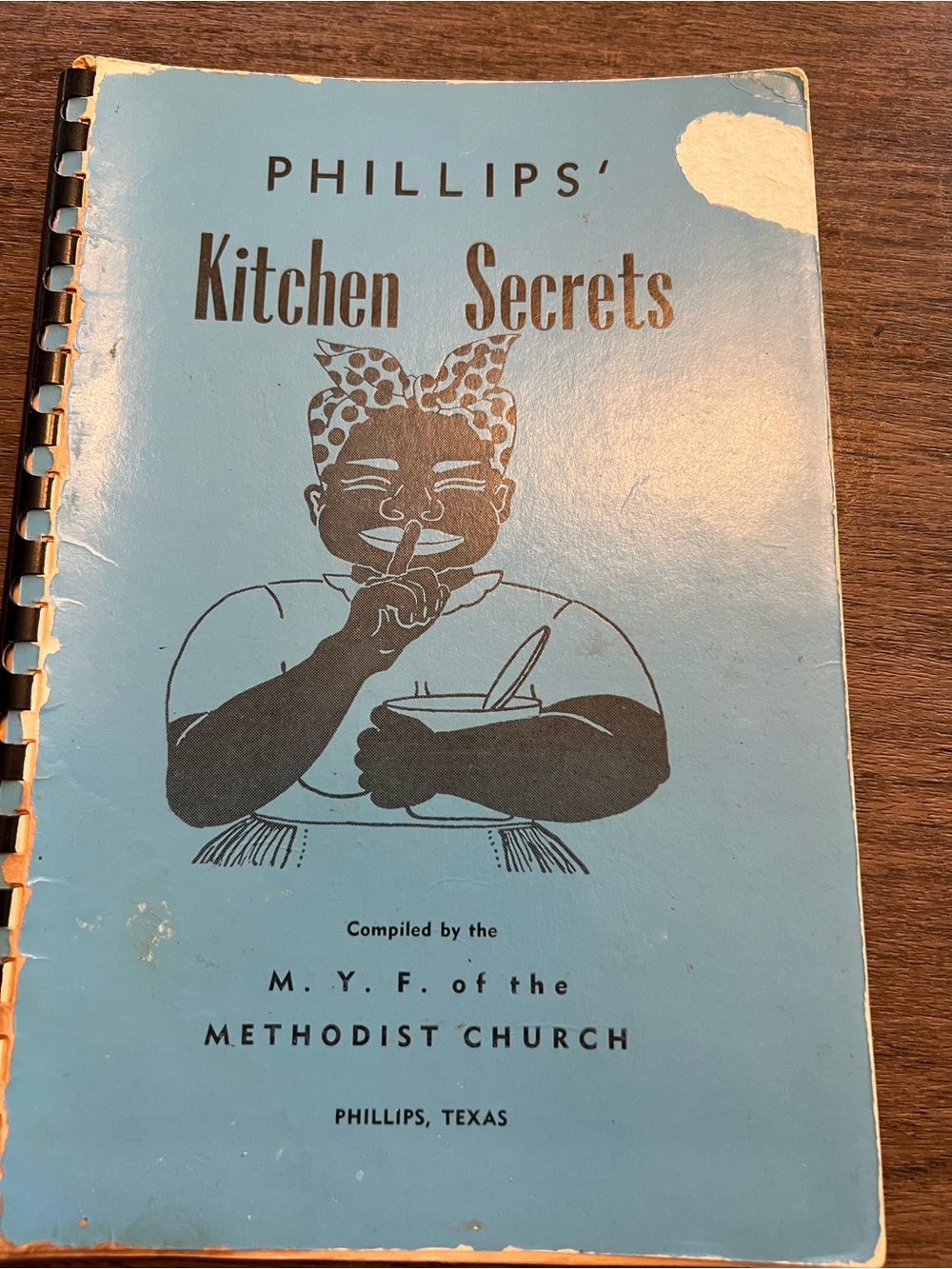 Philips Kitchen Secrets Cookbook - Light Blue and Black Cover